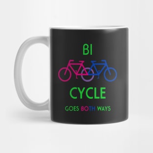 Bi Cycle Goes Both Ways Bisexual Mug